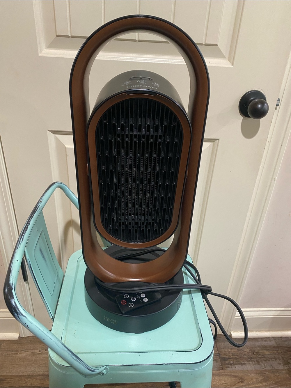 EdenPure Oscillating Fan plus heater and remote.